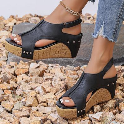 Women Wedges Sandals  New Summer Platform Sandals Women Peep Toe Elegant Luxury Designer Shoes for Woman Sandalias De Mujer
