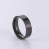 Stainless Steel Couple Rings for Men Women Simple Gold Black Anniversary Ring Wedding Jewelry for Lover