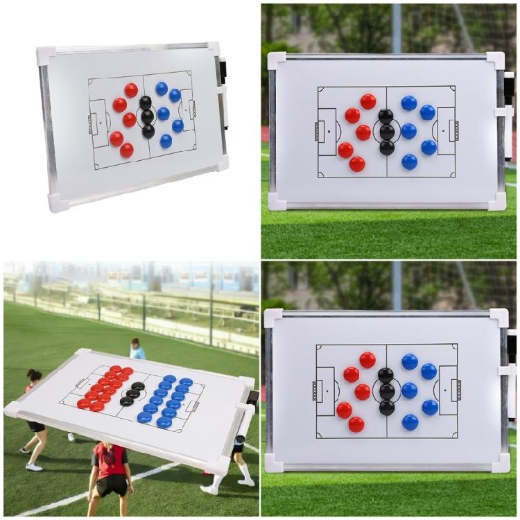 Professional Magnetic Soccer Coaching Board Wall Mounted Aluminum Alloys Tool For Team Sports Strategy