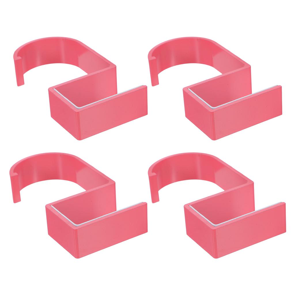 4pcs Heavy Duty Desk Bag Hook Table Purse Hanger Space-Saving Bag Holder For Office Bedroom Kitchen Tabletop Storage Organizer