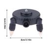 1/4Inch Interface Level Fine Adjustment Base Bracket 360 Degree Rotation Base Tripod Bracket For Indoor Outdoor Use