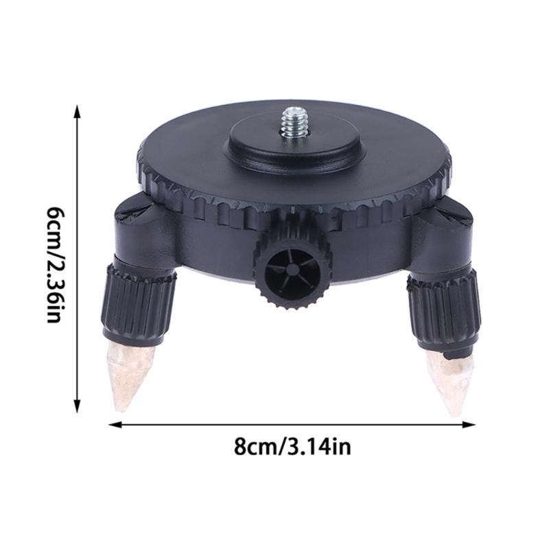1/4Inch Interface Level Fine Adjustment Base Bracket 360 Degree Rotation Base Tripod Bracket For Indoor Outdoor Use