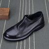 Men's shoes breathable leather single-layer leather shoes men's first-layer cowhide short boots low-top shoes Chelsea boots men's single shoes