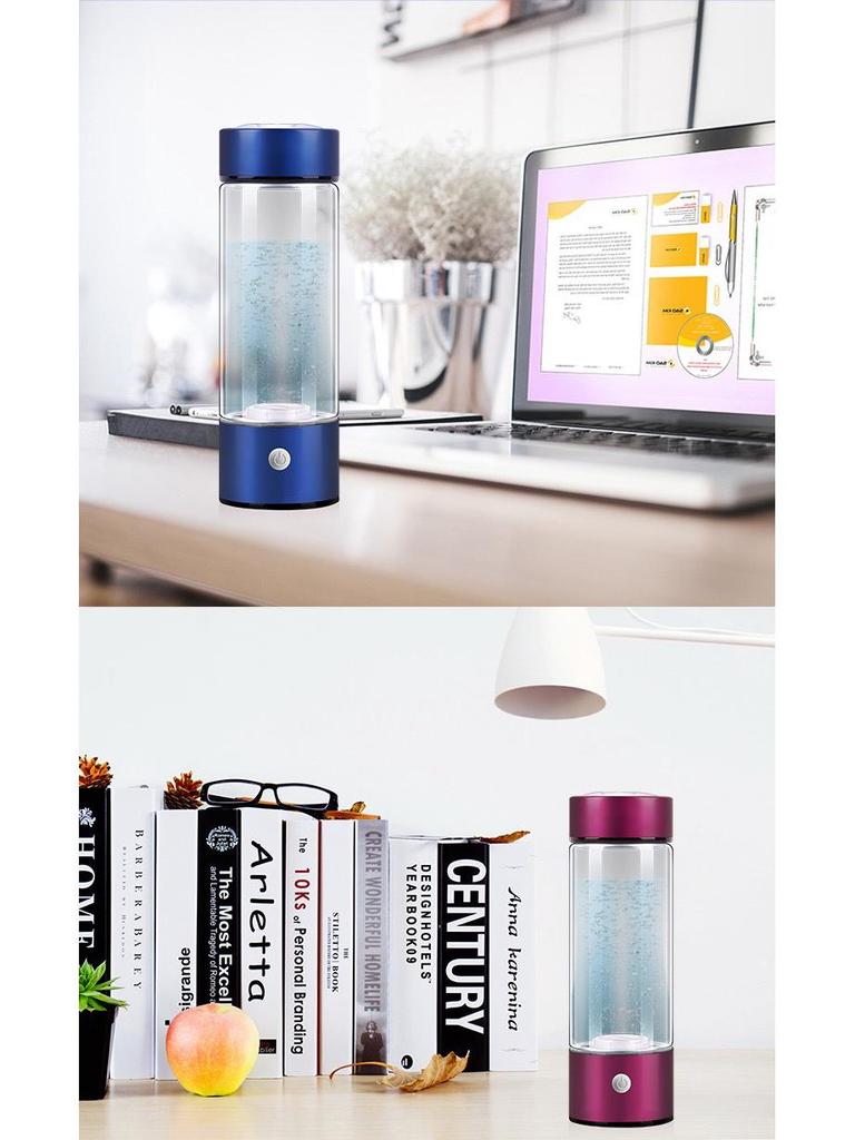 Portable Hydrogen Water Cup with SPE and PEM Technology