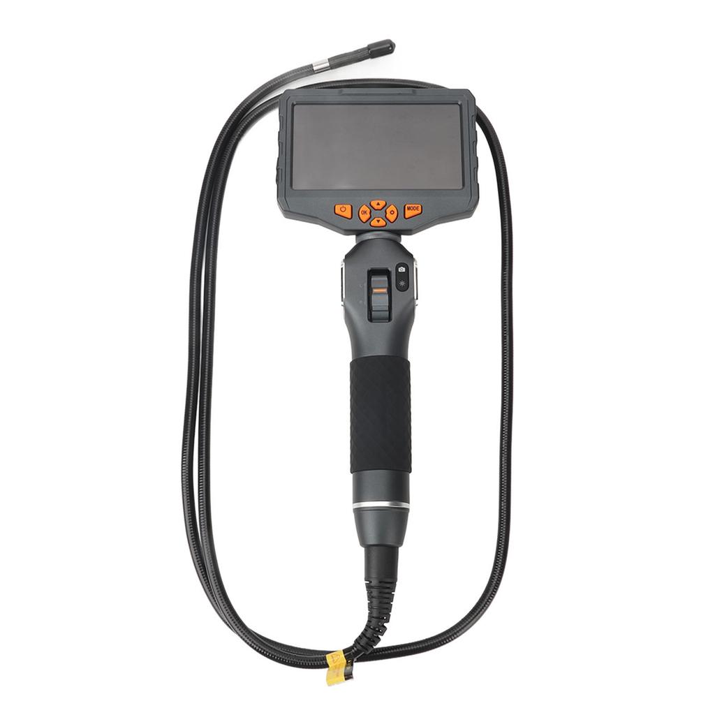 Industrial Endoscope 1080P 210 Degrees  Dual Rotation 5inch IPS Screen Borescope for Auto Repair Maintenance