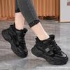 Winter New Velvet Dad Shoes Ins Height Increase Warm Sports Shoes Casual Cotton Shoes K