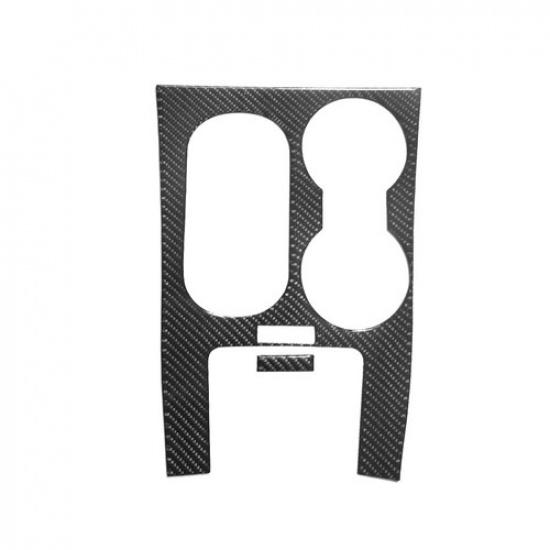 2Pcs Carbon Fiber Automatic Gear Shift Frame Cover Trim For Ford Explorer 08-10