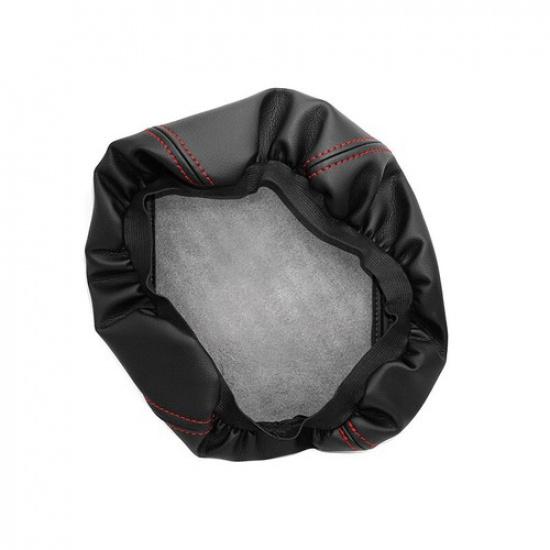 Black +Red Leather Center Console Armrest Cover For BMW 1 Series F20 2016 -