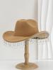 Women's Bridal Rhinestone Tassel Cowboy Hat Bachelorette Party Photo Prop Felt Hat White Party Hat for Bridesmaid Gift