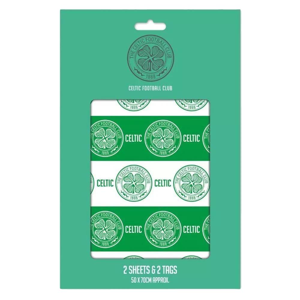 Celtic FC Text Gift Wrap Sheets