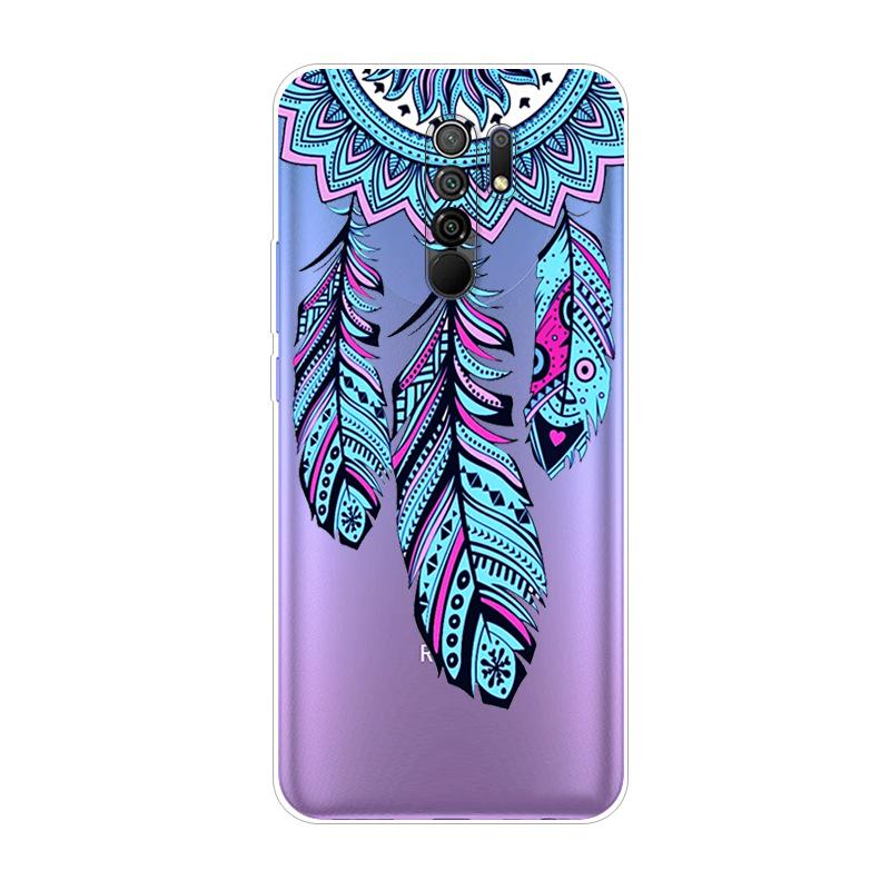 For Coque Redmi 9 Case Transparent Soft TPU silicon Phone Cover For Xiaomi Redmi 9 Case Redmi9 Clear Fundas For Redmi 9 6.53"