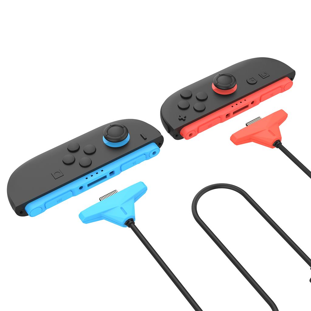 Magnetic Charging Cable for Switch 2 Gamepad, 3m Dual Pack, 5V/200mA, 3.5H Charge, Plug & Play