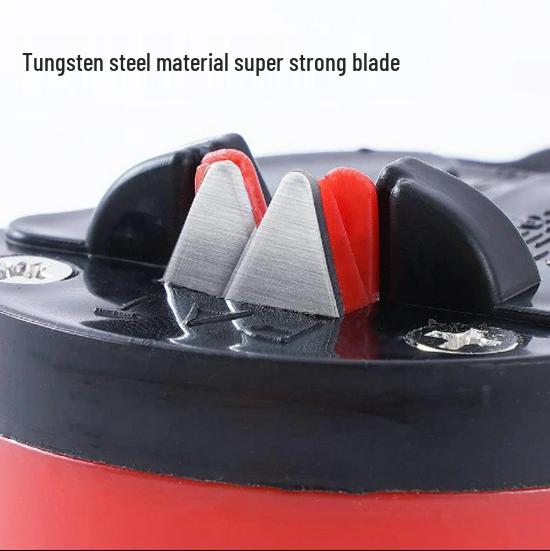 Tungsten Steel Suction Cup Knife Sharpener for Kitchen