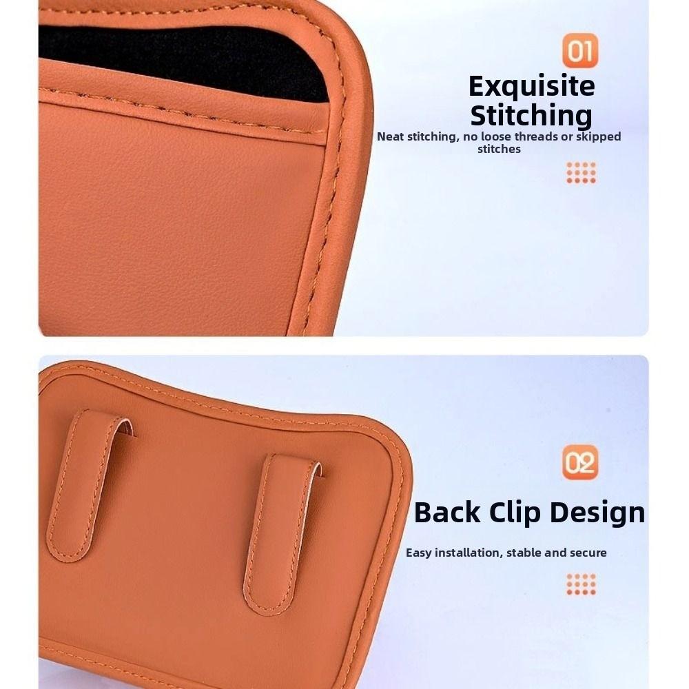 Leather Car Door Storage Box Waterproof Car Trash Can Convenient Car Cup Holder Sundries