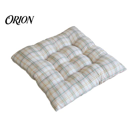 High Elastic Seat Cushion Plaid Chair with Ties, Soft Cozy Dining Pad, 16 Non-slip for Kitchen Chairs X Inch Pad Home Office Chair, Dormitory Portable