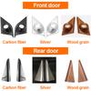 For Honda CRV CR-V 2017 2018     ABS Car Front Rear Door Window Inner Triangle A Pillar Column Cover Accessories