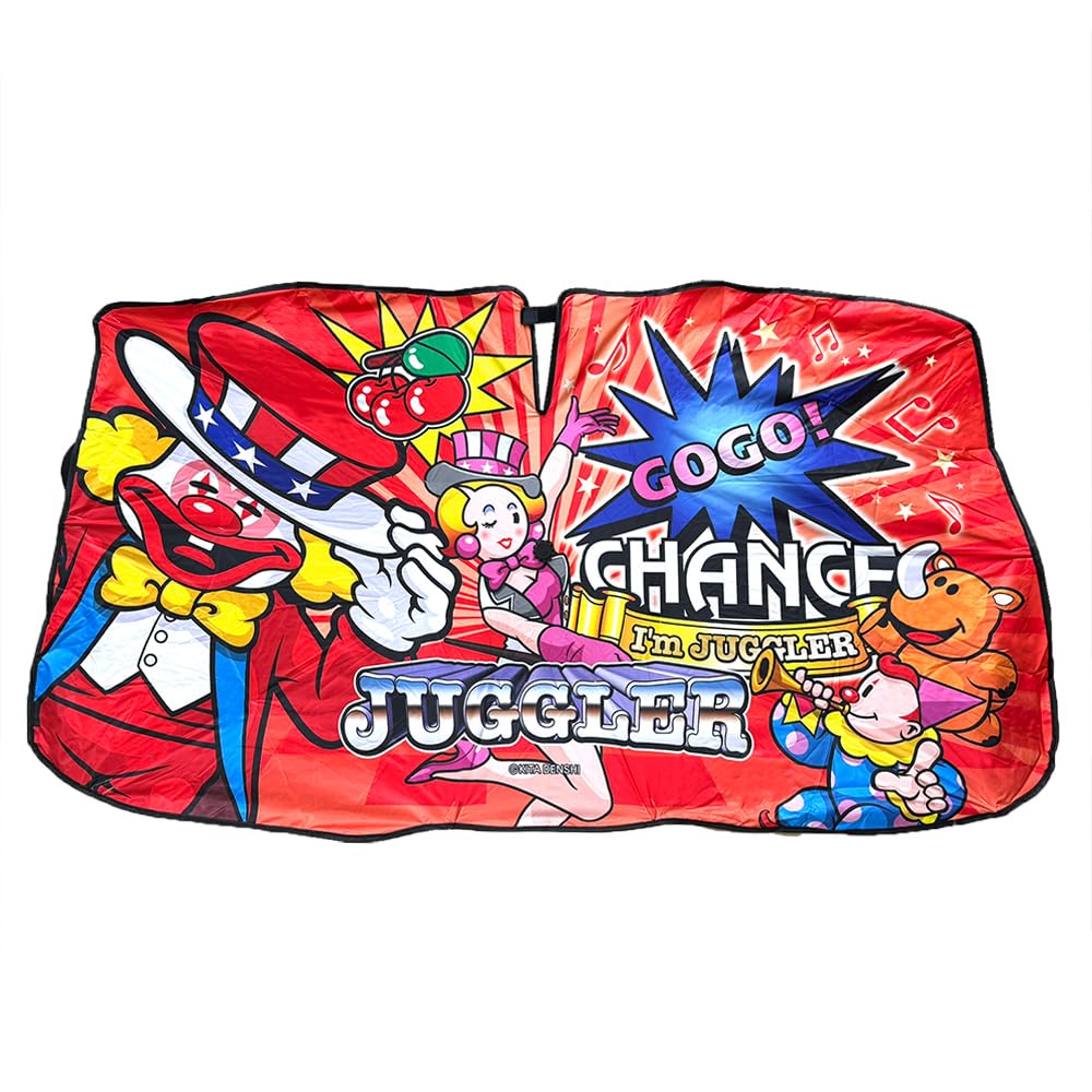 

Kita Denshi JUGGLER Складной Автомобильный Пачинко и Игровой Автомат Приз Juggler Маленький Солнцезащитный Козырек в Стиле Зонта, Одно касание, (Я EX, Размер)