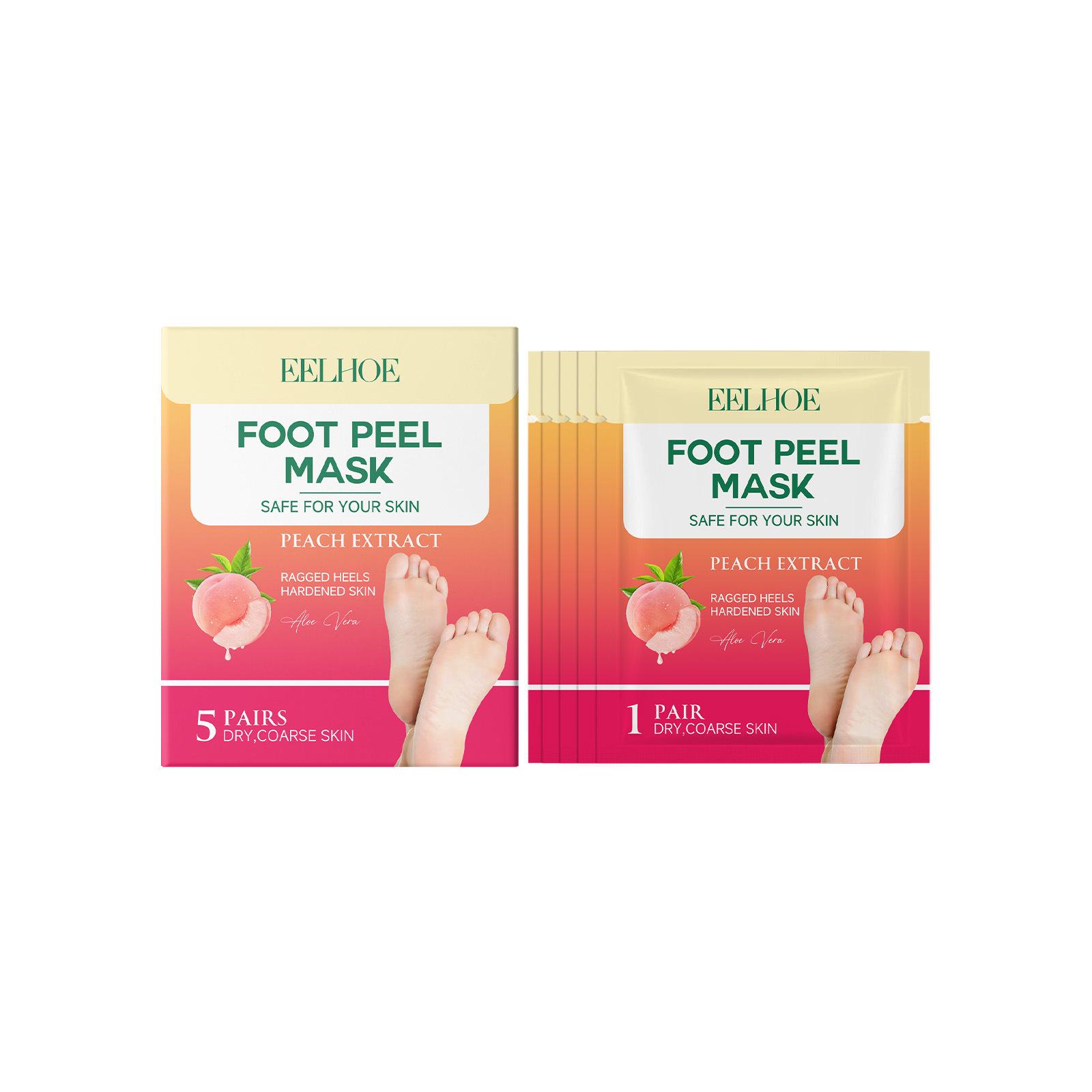 EELHOE Peach Essence Foot Mask: Hydrate & Soften for Daily Care