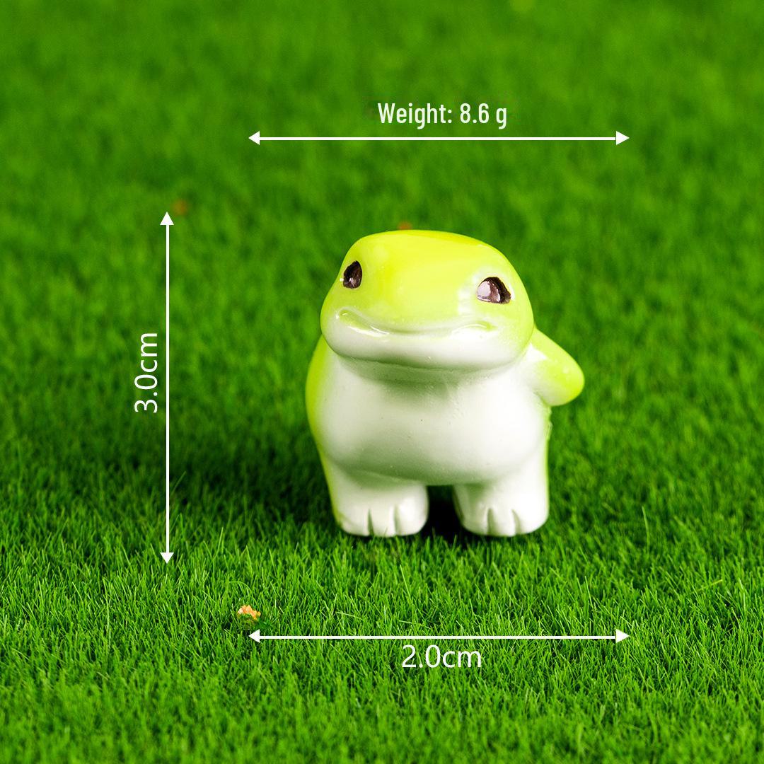 

Креативные мультяшные лягушки из смолы - милые маленькие аксессуары для декора автомобиля и рабочего стола