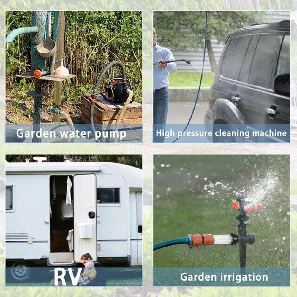 Garden Hose Inlet Filter Inline Water Pressure Washer Washing Machine Sediment~