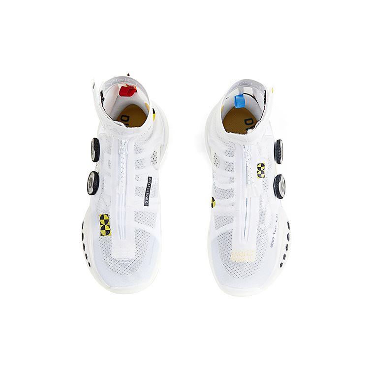 Li Ning Wow 9 Bloom Fabric Synthetic Leather TPU Shock Absorption Non-Slip Wear-Resistant Support High-Top Basketball Shoes Women sneakers ABER002-4