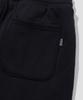 AGOD (Fleece-Lined) Single-Pleat Cargo Sweatpants [Black]