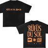 Rufus Du Sol 2026 Tour T-shirt, Rufus Du Sol Concert Vintage Graphic T-shirt Streetwear Trendy Cotton Oversized Unisex Y2k Short Graphic Print