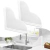 4 Pieces Kitchen Splash Prevention Screen Splash Prevention Sheet Panel Kitchen Sink Guard Kitchen Wash Basin Waterproof Transparent Splash Prevention