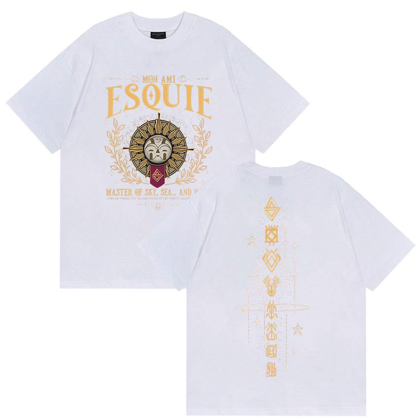 Esquie Clair Obscur Expedition 33 Graphic TShirt Game Fans Gift Merch T Shirt Men Women Fashion Harajuku Cotton Tees Streetwear