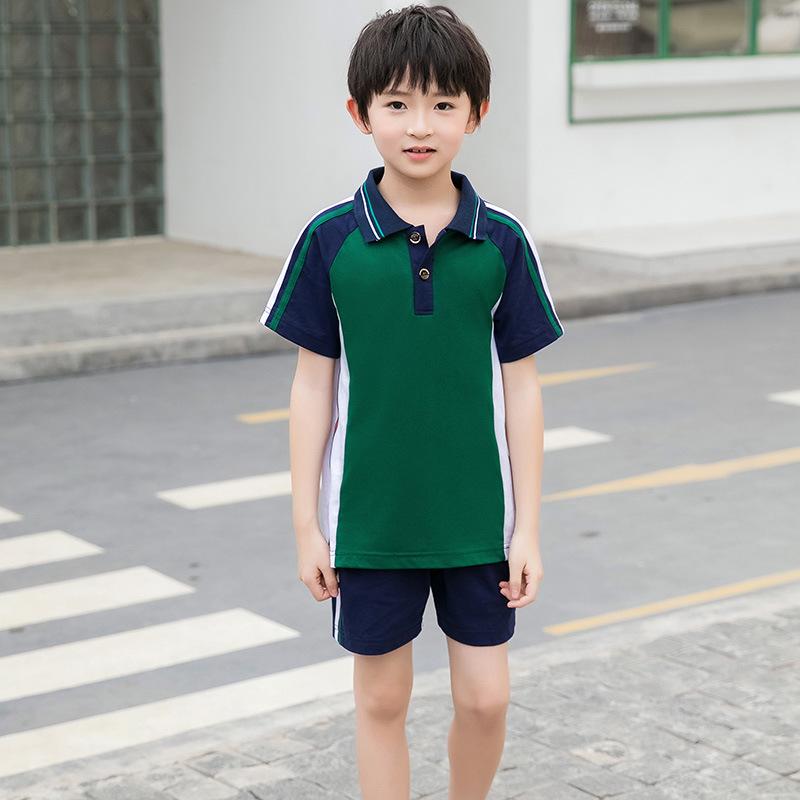 Men & Women Cotton Parent-Child Short Sleeve Sportswear Set - Summer Casual Outdoor Running & School Uniform