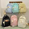Schoolbagins Schoolbag Female Japanese Cute Soft Girl Girl Primary School Backpack Large Capacity Nylon High School Backpack