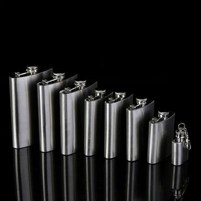 Stainless Steel Hip Flask Flagon Drinkware Whiskey Bottle Portable Wine Drinker