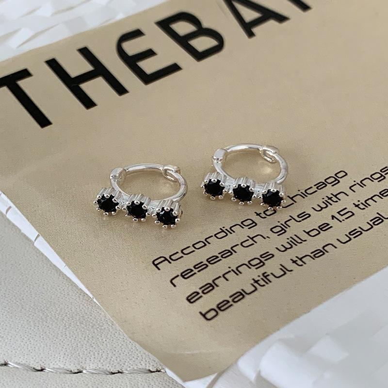 Серьги-гвоздики с фианитами в виде маленьких цветов, изысканные серьги-застежки, нишевые, высококачественные, модные, бижутерия