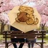 Adorable Cat with Yarn Ball - Umbrella Design: Perfect for Outdoor Adventures, Auto-Opening & Closing Umbrellas, Lightweight and Durable