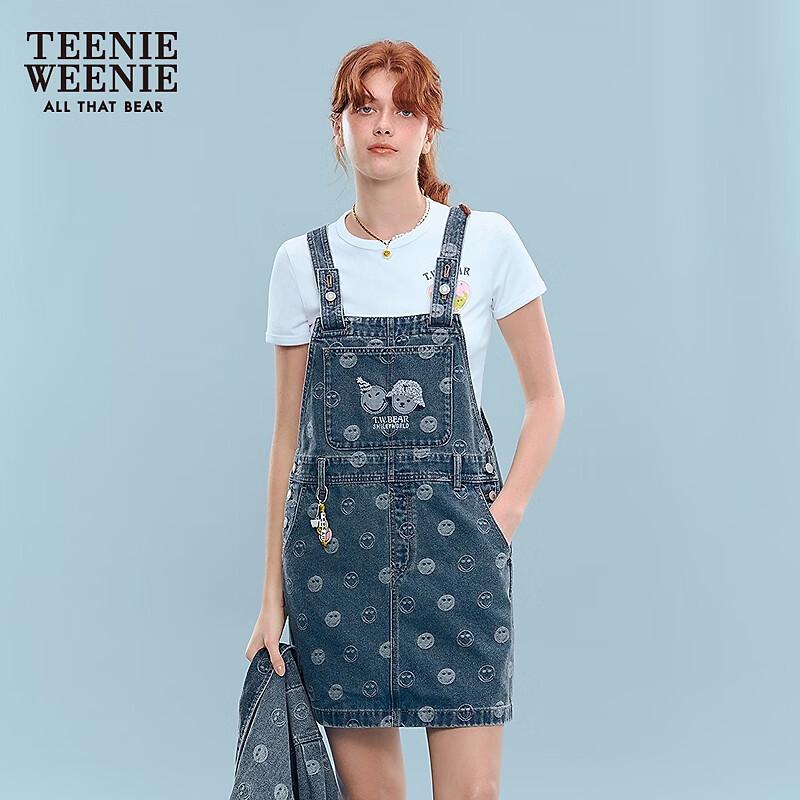 

Teenie Weenie Smiley Collaboration Denim Overall Dress S