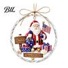 Seasonal Gift for Friends Christmas Acrylic Hanging Pendant Holiday Tree Decoration, 2D Flat Ocean Theme Ornament Elegant Decoration Home Party Decor,