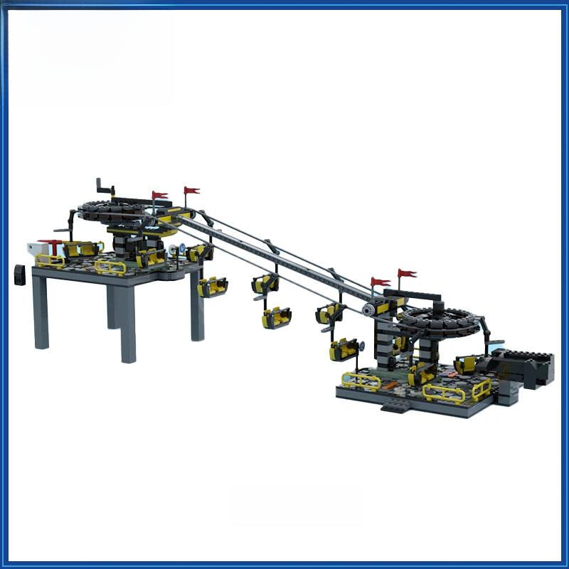MOC Building Block Chairlift GBC Children's Gift Toy Education Model Science Educational Gift Creative Building Block