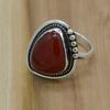 Red Onyx Gemstone 925 Silver Ring, Natural Gemstone  Silver Handmade Unique Jewelry, Valentines Day Gift For Her