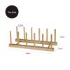 Mehrzweck-Holzregal für Schüsseln, Geschirr, Teegebäck, CDs, Seidengarn, Tassen, Mikrofone und Ping An Kou Farbtafel.
