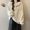 Style Oversized Hoodie With Polyester Fabric And Drawstring For Casual Office Wear