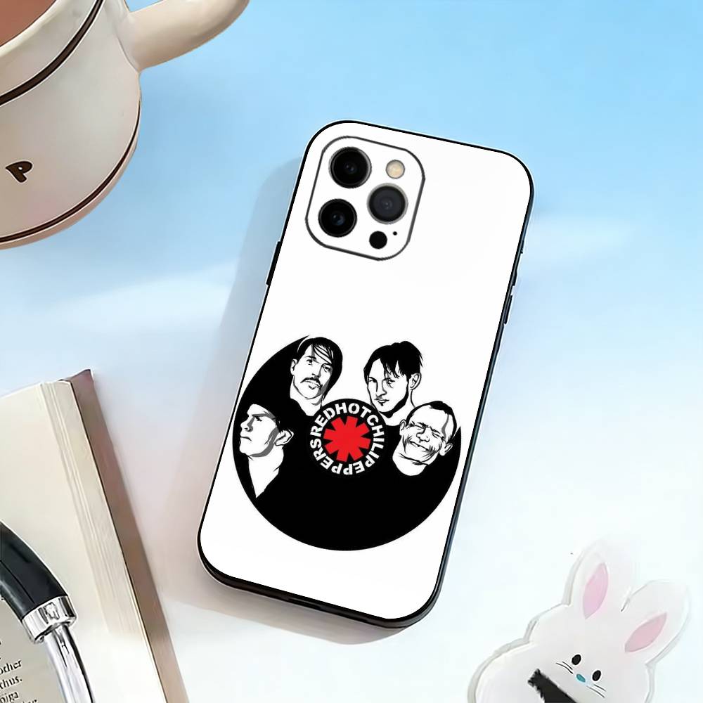 R-Red Hot Chili Peppers Phone Case Silicone Soft For IPhone 17 16 15 14 13 12 11 X XR Plus Pro Max Plus