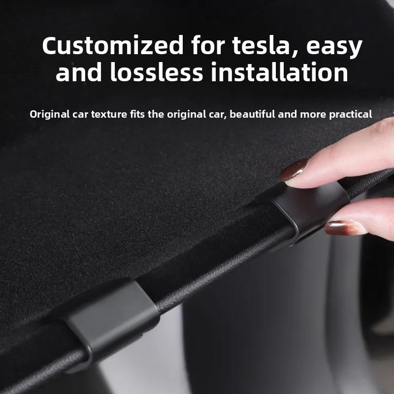 Car Sticker For TeslaModel 3 Y Juniper Highland 2025 Box Hooks Car Modification Hidden Tools Storing Interior Car Modification C