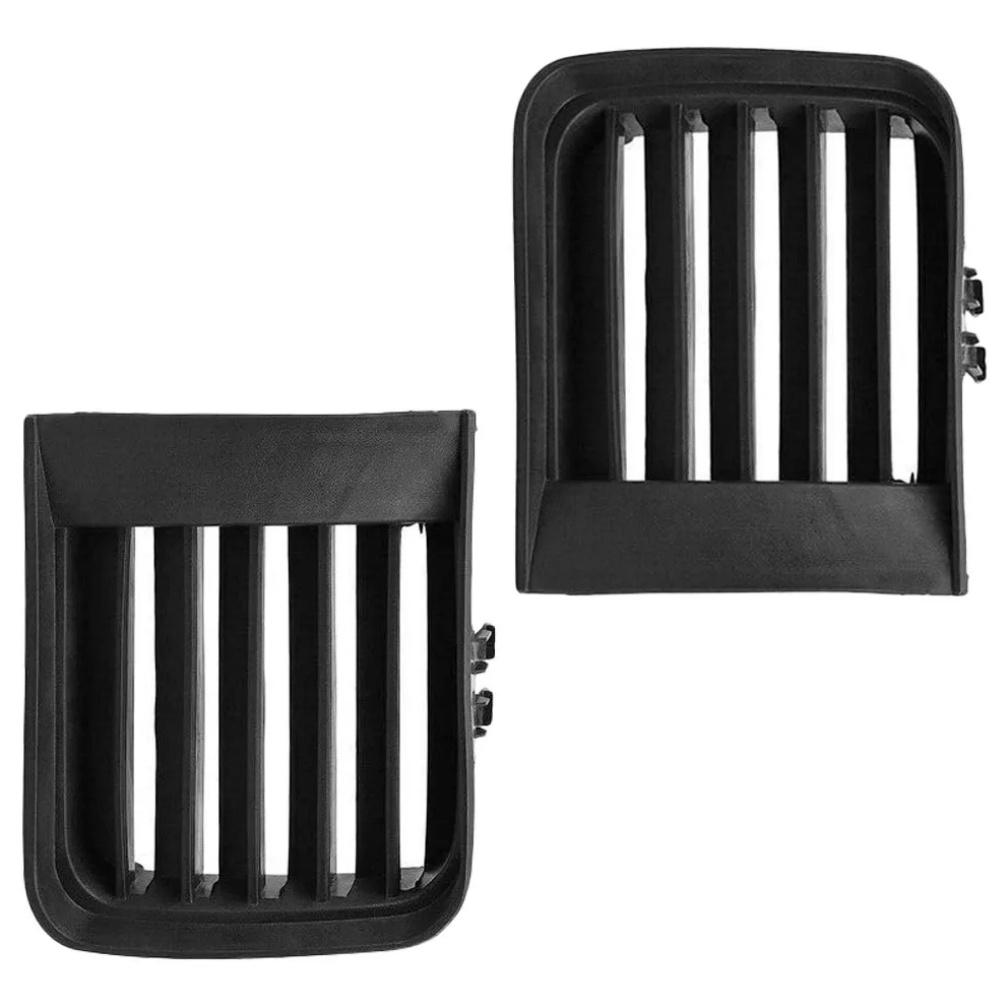 2Pcs Front Bumper Fog Light Grill Cover For Nissan Pathfinder 1999-2004