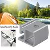Aluminium Alloy IGT Extension Plate Link Buckle Heavy Duty Extension Plate Link Snap Connecting Hook Camping IGT Table Accessories