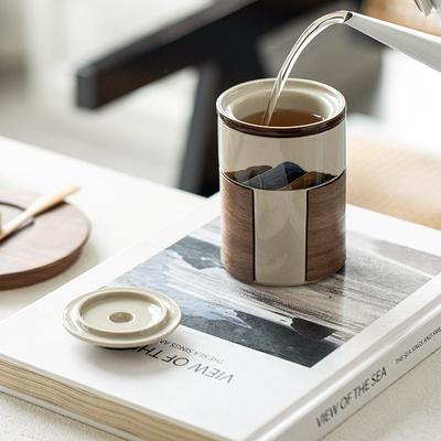 Mountains and Rivers Full of Office Water Cup Personal Special Filter Tea Separation Cup Creative Couple Teacup