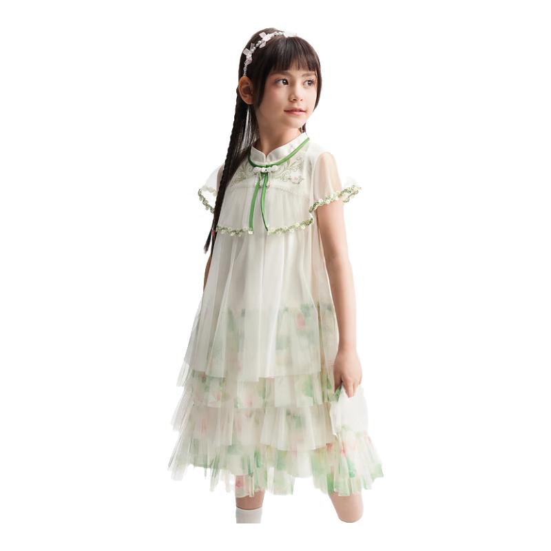 MQD Girls  Sweet Mesh Cake Dress 150