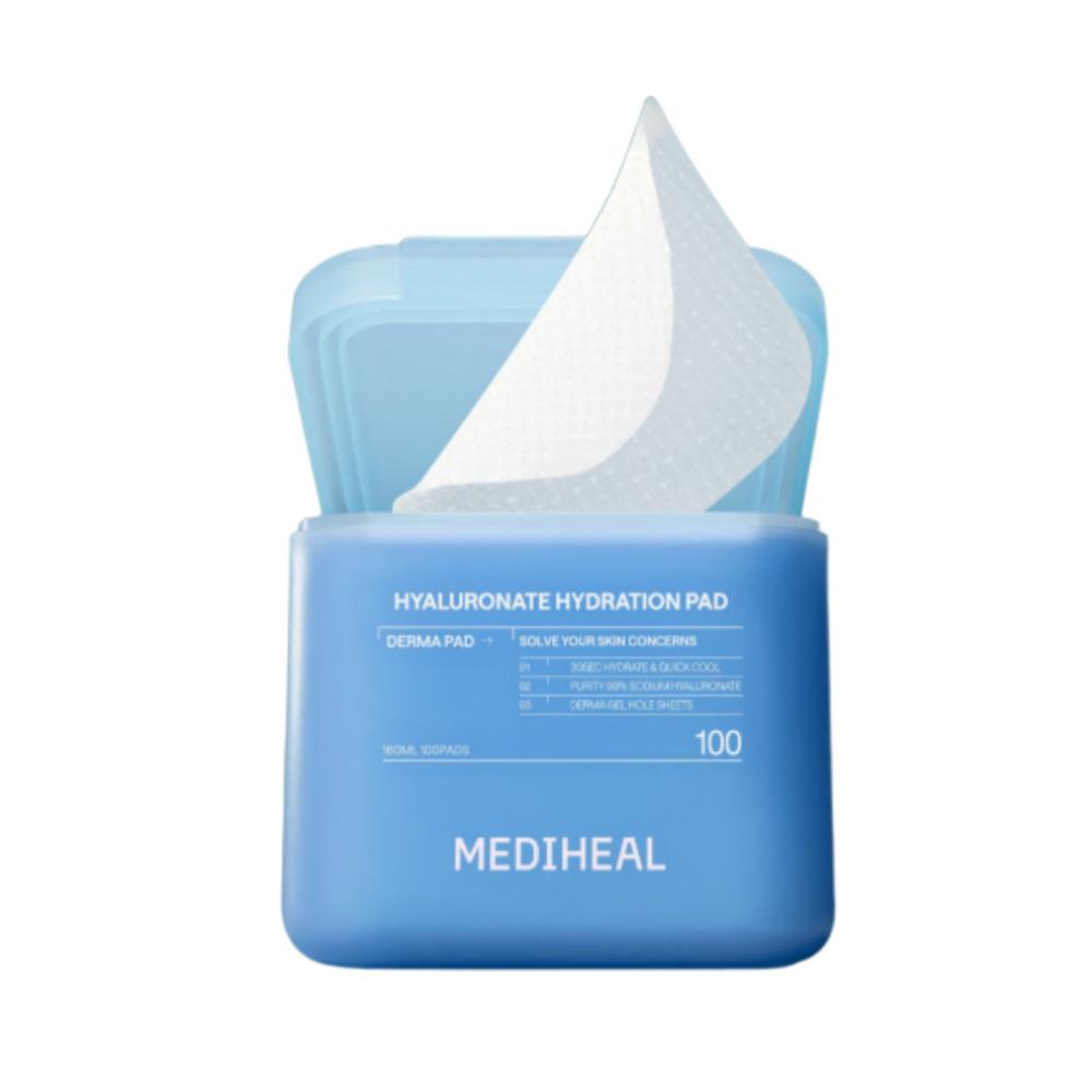 MEDIHEAL Hyaluronic Acid Deep Hydration Pad 200 Sheets Moisturizing Toner Pads