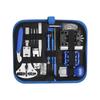 Watch Repair & Maintenance Tool Set with Disassembly Tools, Battery Replacement, and Cloth Bag.