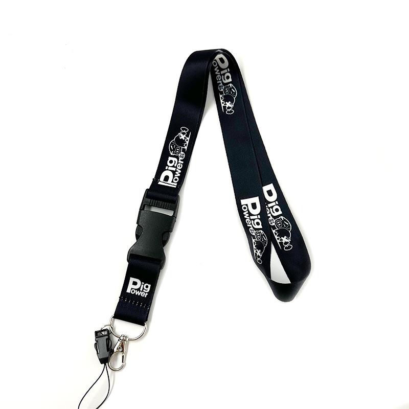 JDM Anime Lanyard: Durable Silk Woven Neck Strap for Phone and ID Badge Holders
