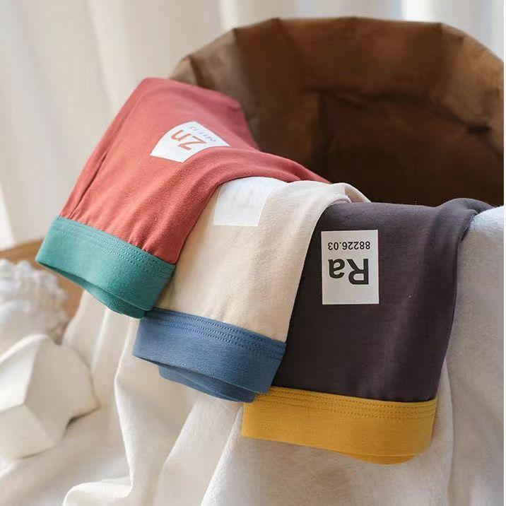 WTEMPO 1PC Boxers Solid Color Sexy Men's Panties Cotton Men's Underpants